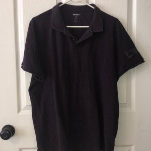 DKNY Men’s Slim Fit Plum Polo Shirt XXL